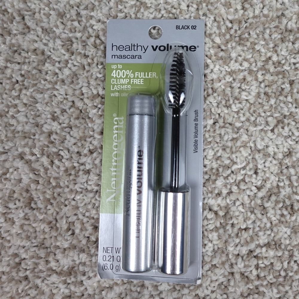 Neutrogena Healthy‎ Volume Mascara Black 02 Volumizing Olive Oil Formula 0.21oz